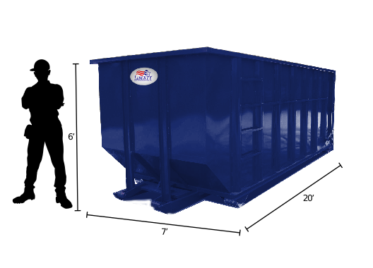 30 yard Liberty Waste Roll Off Dumpster